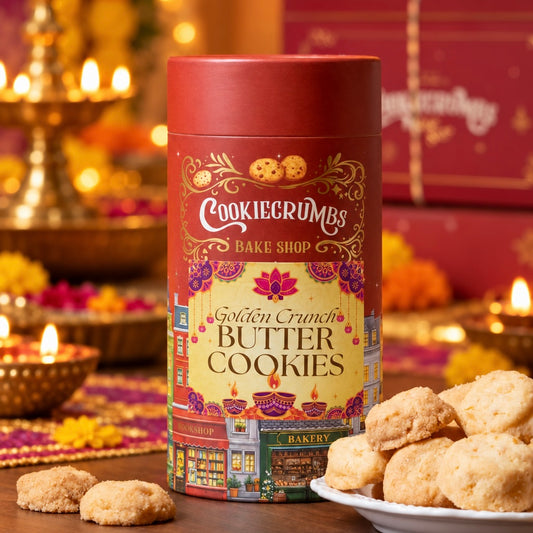 Deepavali Golden Butter Crunch Cookie Bites (175g) 🪔