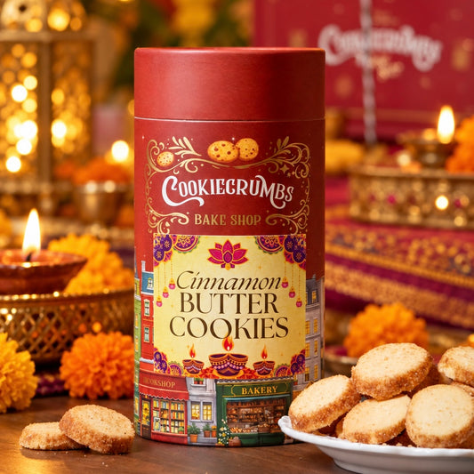 Deepavali Cinnamon Sugar Butter Cookies (175g)🪔